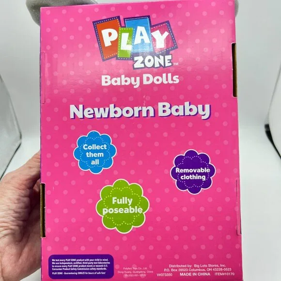 AA Play Zone Newborn Baby Doll Dark Skin With Elephant Robe – Adorable! - Picture 8 of 10